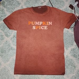 Medium pumpkin spice tee